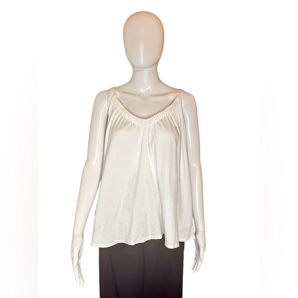 Insomnia pj white sleep tank top